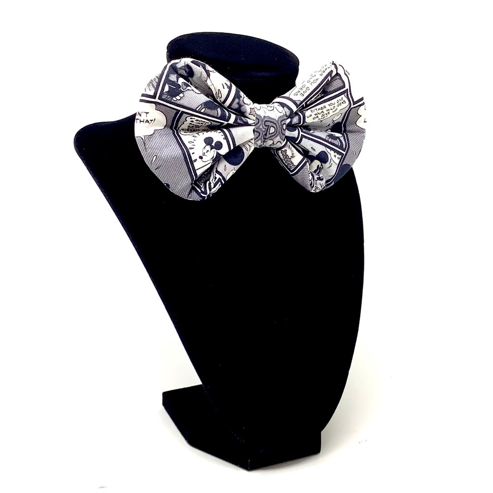 Bow Tie Handmade Mickey Mouse Comic Strip